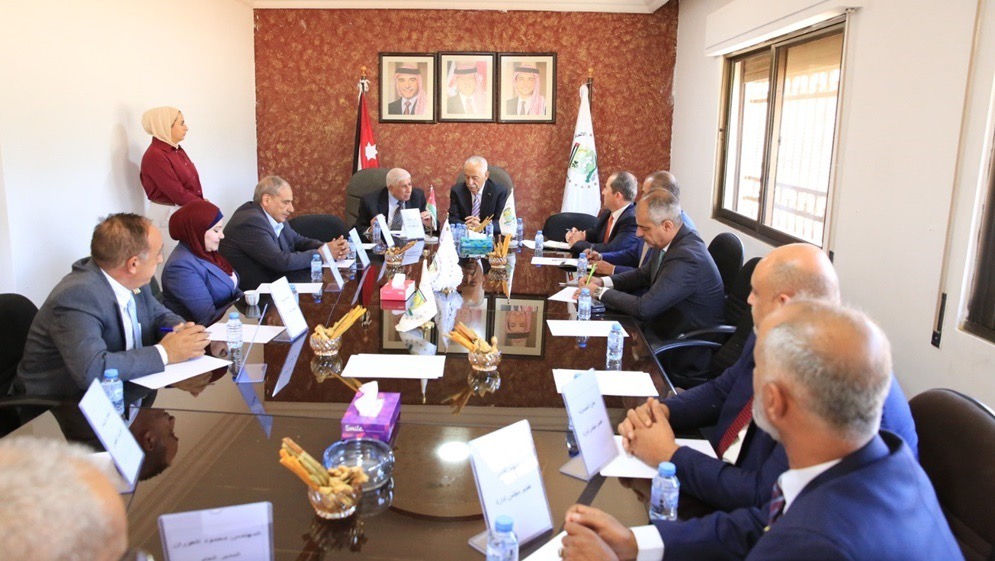العيسوي يلتقي مجلس إدارة الاتحاد العام للمزارعين الأردنيين