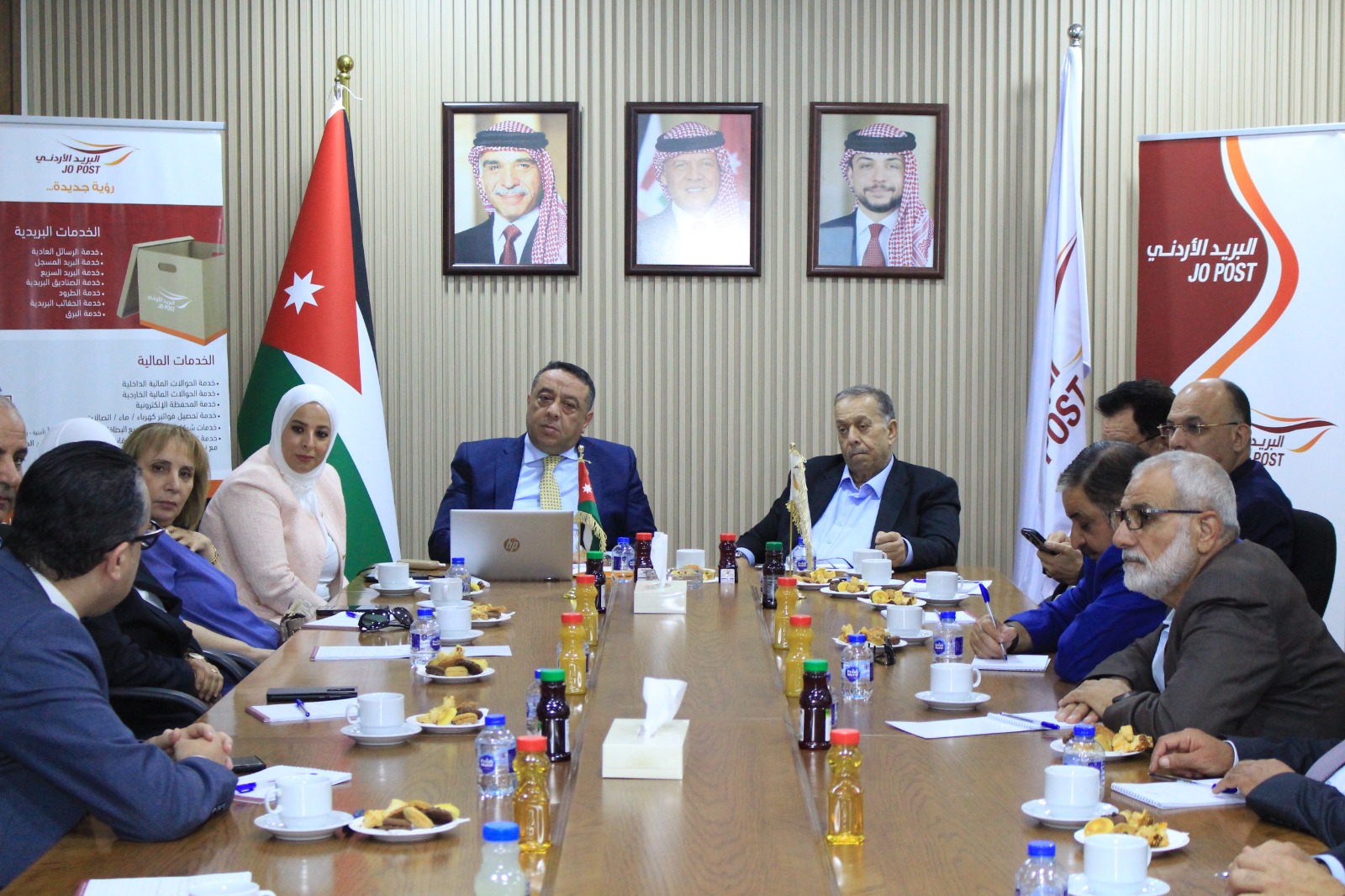 جماعة عمان لحوارات المستقبل تزور البريد الأردني