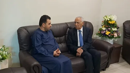العيسوي ينقل تحيات وتمنيات الملك وولي العهد للنائب السعود بالشفاء