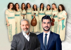 فرقة نايا النسائية وليلة اردنية مع الفنان يزن والفنان محمود