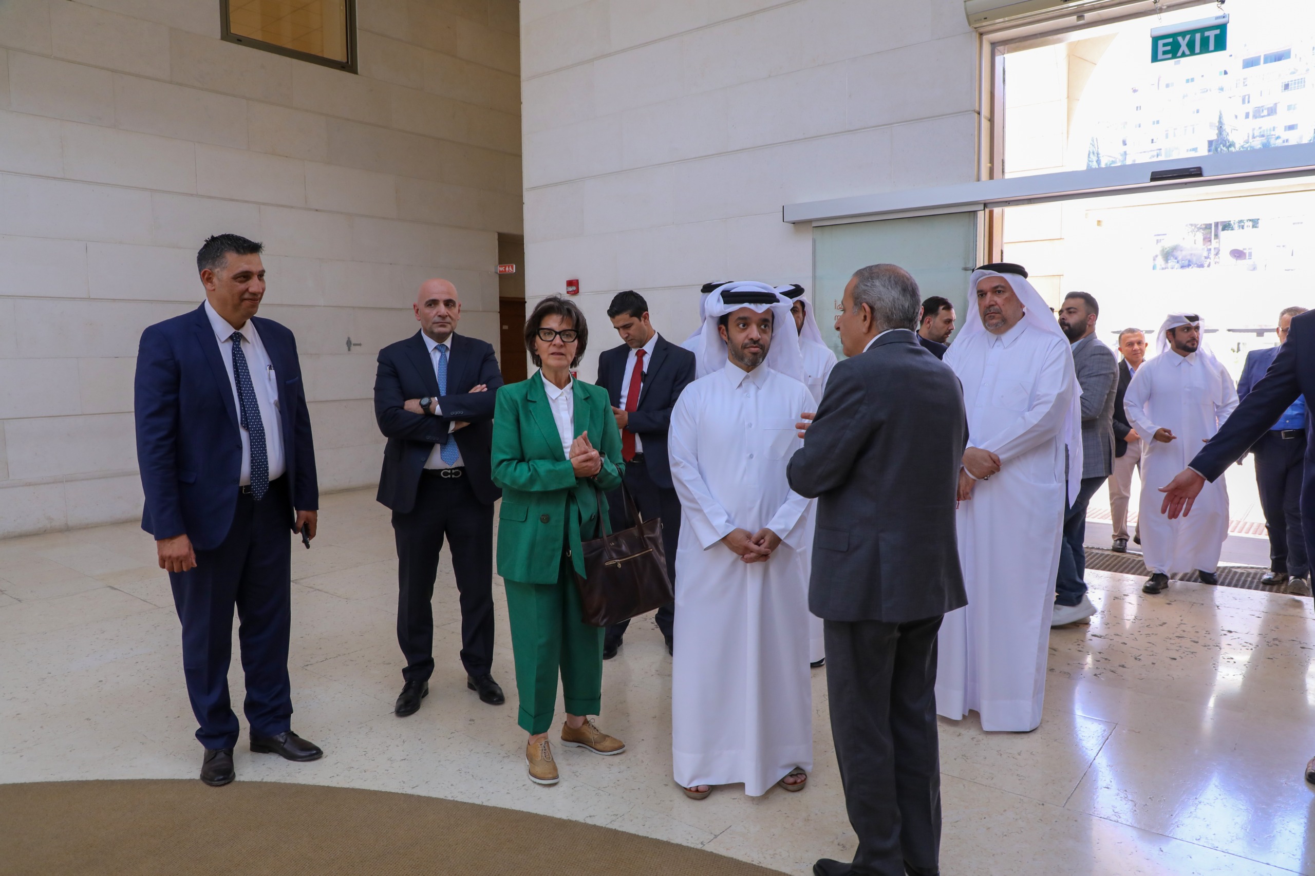 رئيس قطر للسياحة سعد بن علي الخرجي يشيد بمتحف الأردن وبمستواه المتقدم وتنوع معروضاته