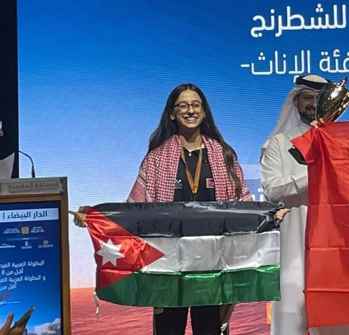 ذهبيتان … فضيتان … وأربعة ألقاب دولية تزين حصاد الأردن في بطولة العرب للشطرنج بالمغرب