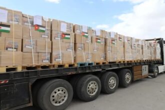 عاجل| الأردن يرسل قافلة مساعدات جديدة إلى شمال غزة تضم 50 شاحنة غذائية