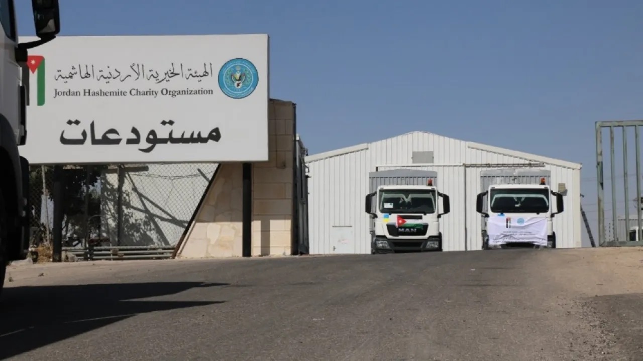 الهيئة الخيرية الهاشمية تطلق قافلة مساعدات جديدة إلى قطاع غزة