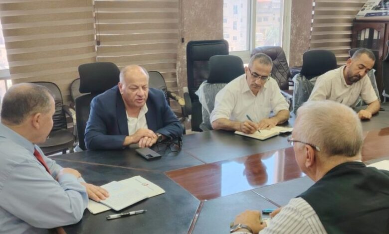 سماوي يلتقي رئيس لجنة بلدية جرش لبحث ترتيبات التنظيم الداخلي للمهرجان