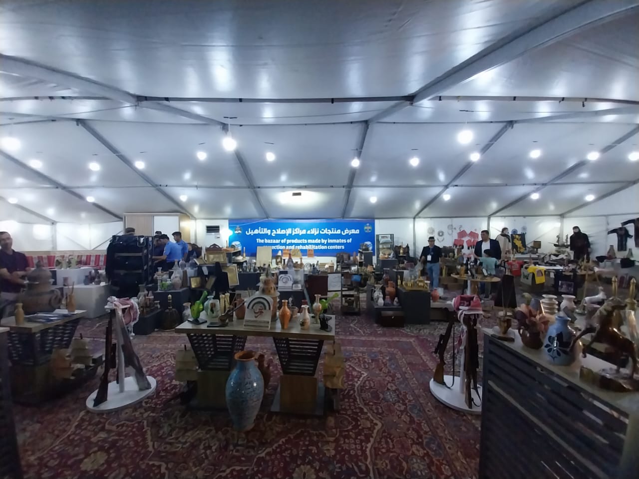 إدارة مراكز الإصلاح والتأهيل تشارك بمهرجان جرش بخيمة لعرض منتوحات نزلاء المراكز