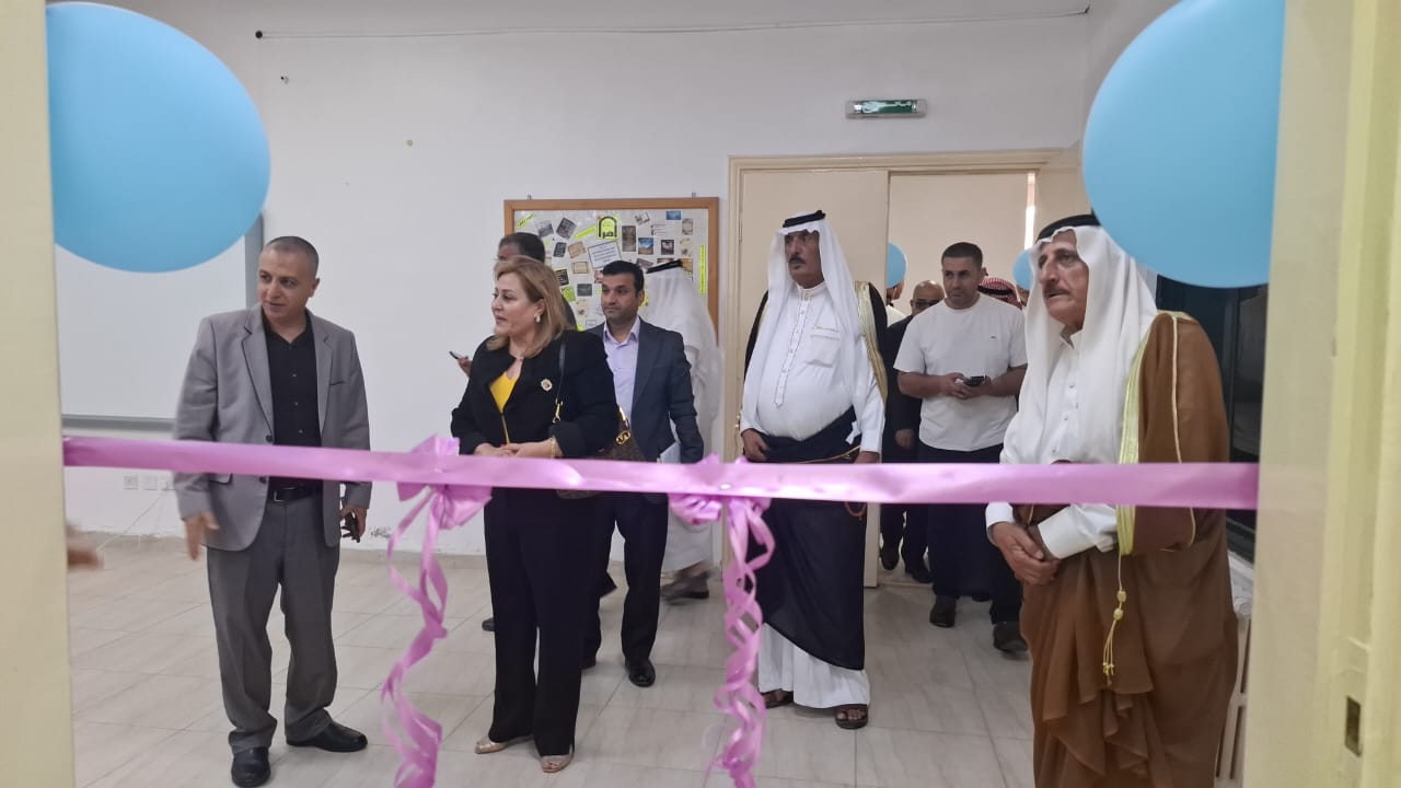 نفاع تفتتح مشغلين في مركز التدريب المهني الأميرة تغريد بالربة