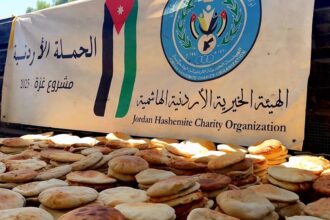 الحملة الأردنية تواصل تشغيل المخابز في جنوب غزة للنازحين