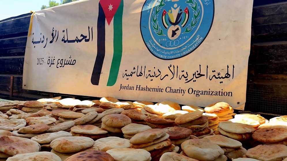الحملة الأردنية تواصل تشغيل المخابز في جنوب غزة للنازحين