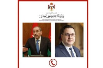 عاجل | الصفدي ونظيره التشيكي يبحثان تعزيز التعاون الثنائي وتطورات الأوضاع في غزة
