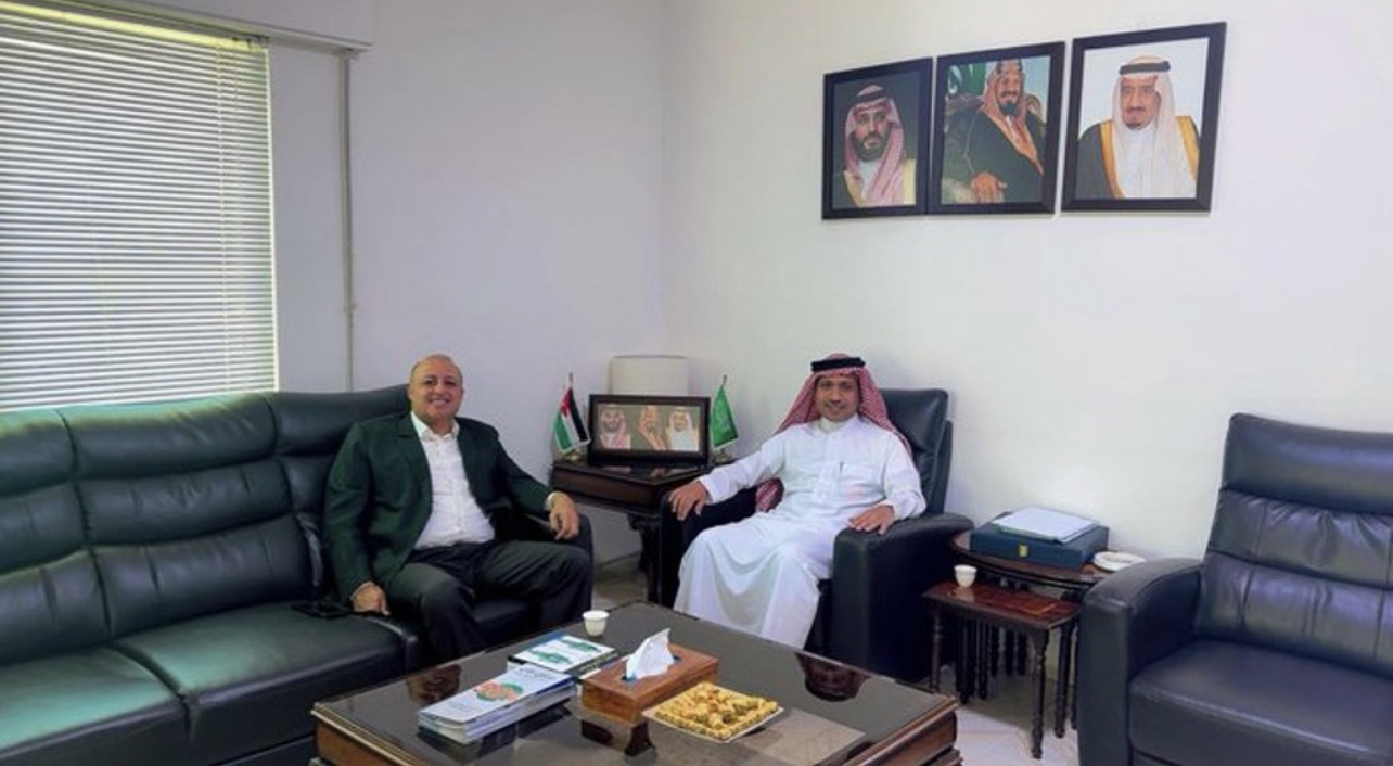 د. ماهر الحوراني يزور الملحقية الثقافية السعودية في الأردن