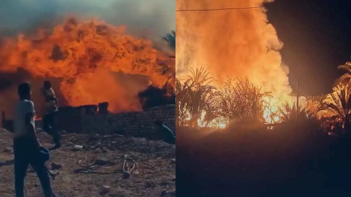 انتقام الجن الفرعوني يشعل حرائق في بيوت سوهاج بمصر