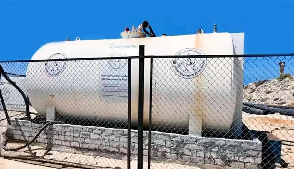 الإمارات تعلن فتح خط مياه ناقل من مصر إلى قطاع غزة