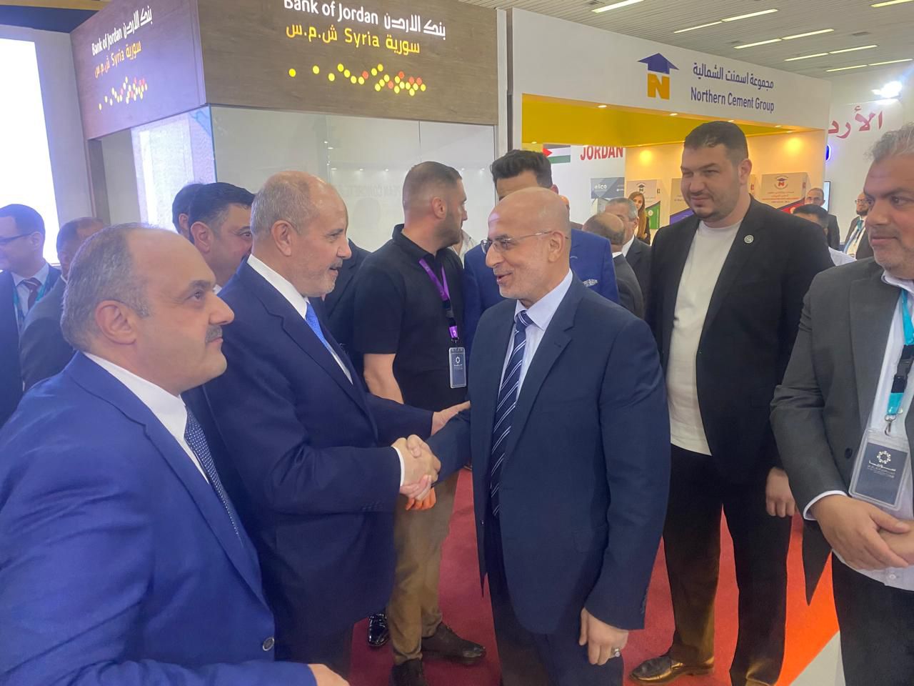 الشرع يفتتح جناح الاردن في معرض دمشق الدولي