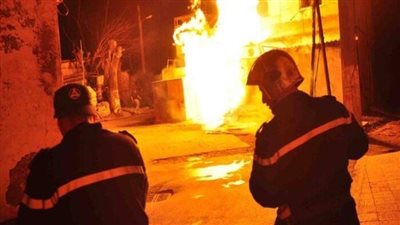 عاجل | حريق ضخم في مستودع بمنطقة سحاب .. فيديو