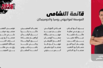 تفاصيل قائمة النشامى لـ وديتي روسيا والدومينيكان