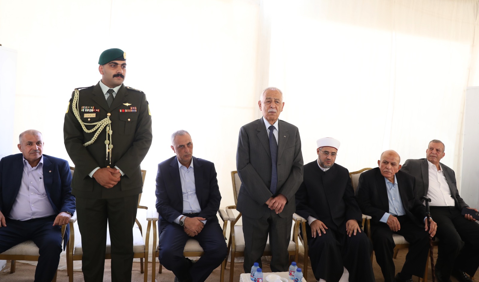 مندوبا عن الملك وولي العهد..العيسوي يعزي العدوان وشاهزاده والقضاة