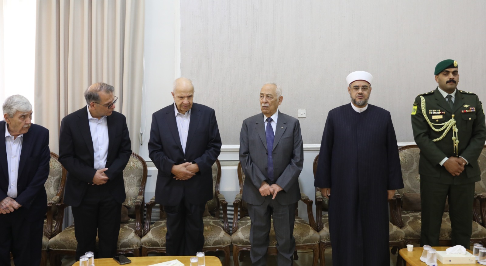 مندوبا عن الملك وولي العهد..العيسوي يعزي العدوان وشاهزاده والقضاة