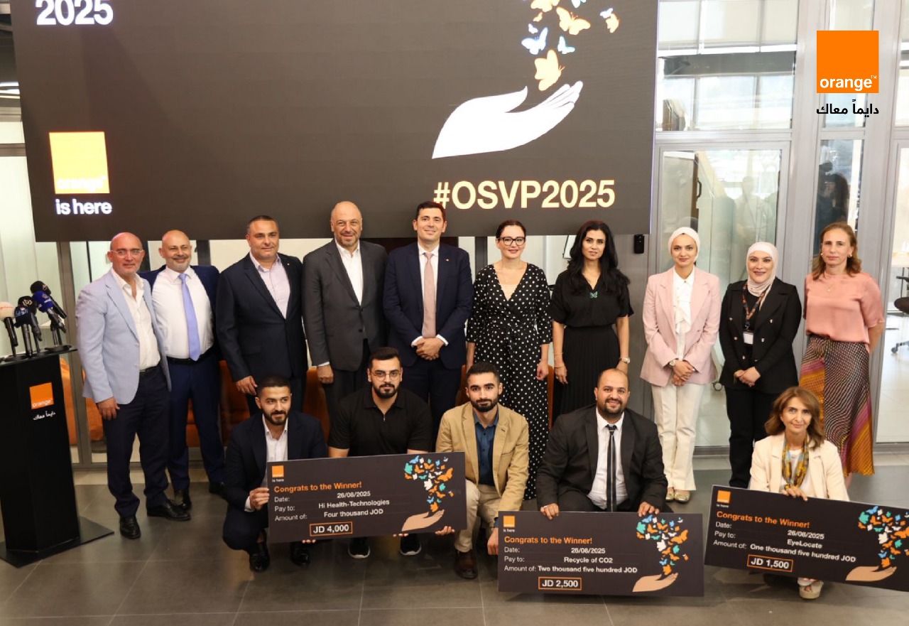 إعلان أسماء الفائزين بجائزة أورنج لمشاريع التنمية المجتمعية