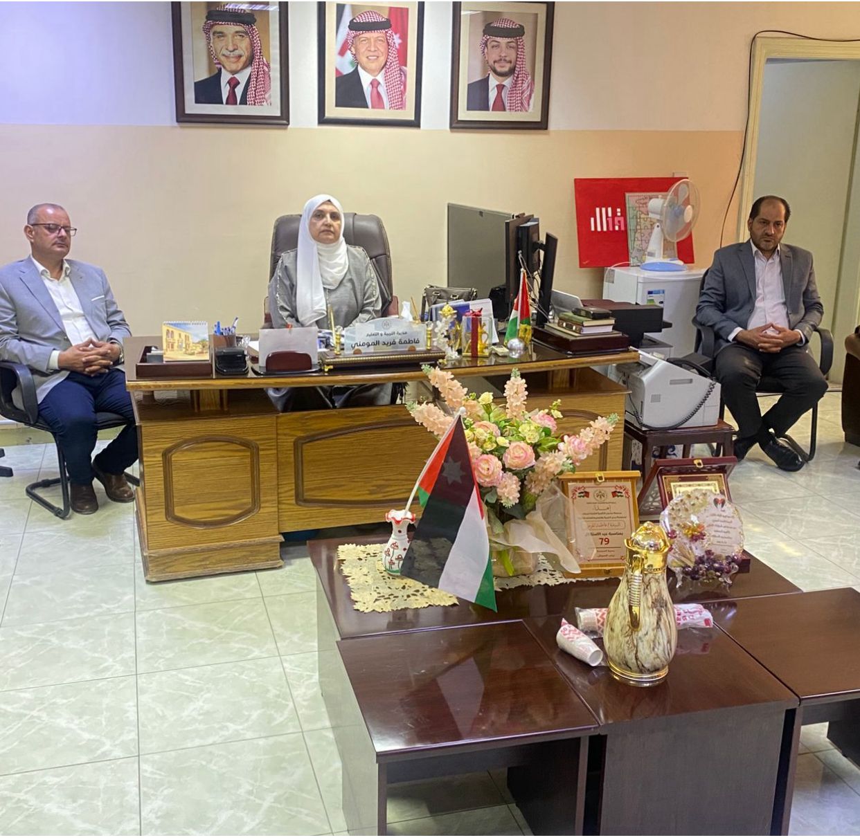 مدير تربية الزرقاء الثانية تبحث الاستعدادات للعام الدراسي الجديد