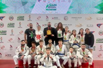 المنتخب الوطني يحصد 11 ميدالية في بطولة آسيا للجوجيتسو