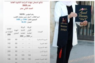حكاية نجاح ملهمة: أسيل تعود للدراسة بعد 19 عاماً وتحصد 96.5% في التوجيهي