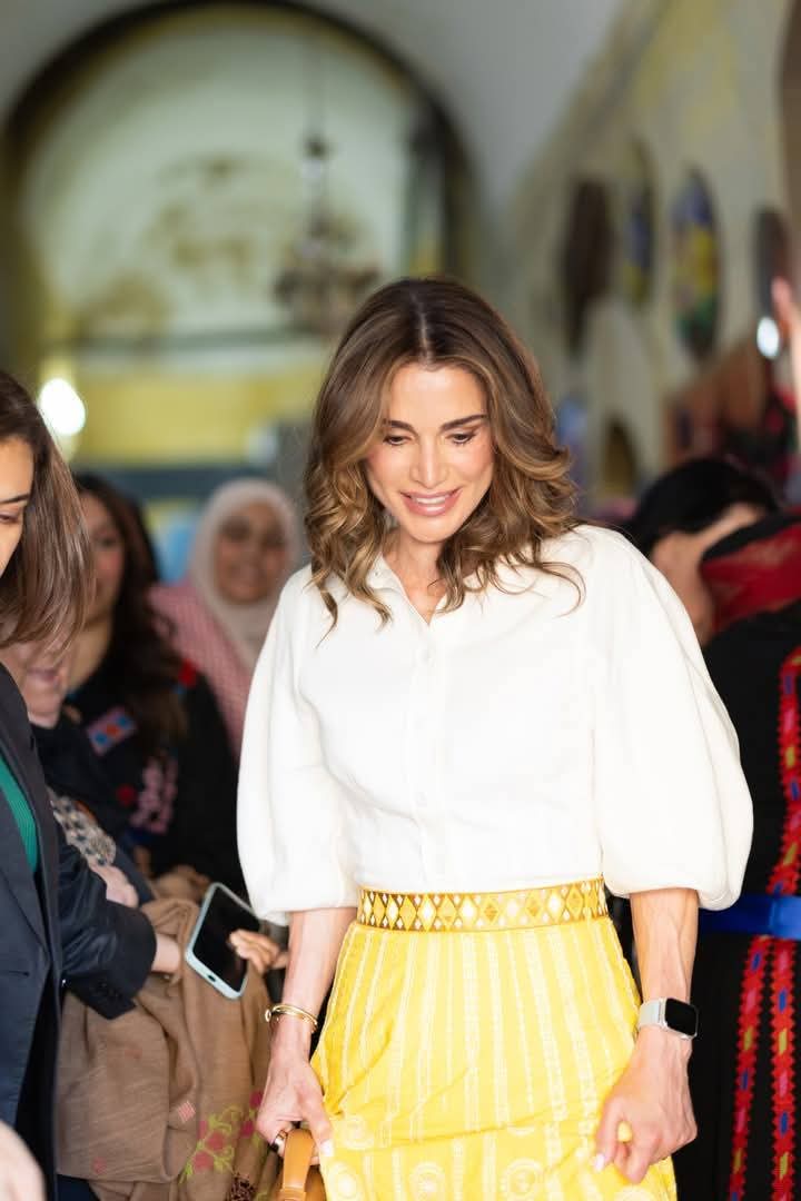 يوم من الحب والوفاء في السلط مع الملكة رانيا