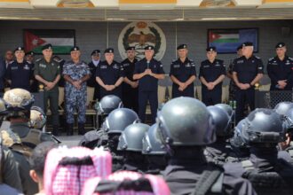 اللواء المعايطة يتابع اليوم التدريبي " عين الصقر " ويثني على كفاءة التشكيلات المشاركة