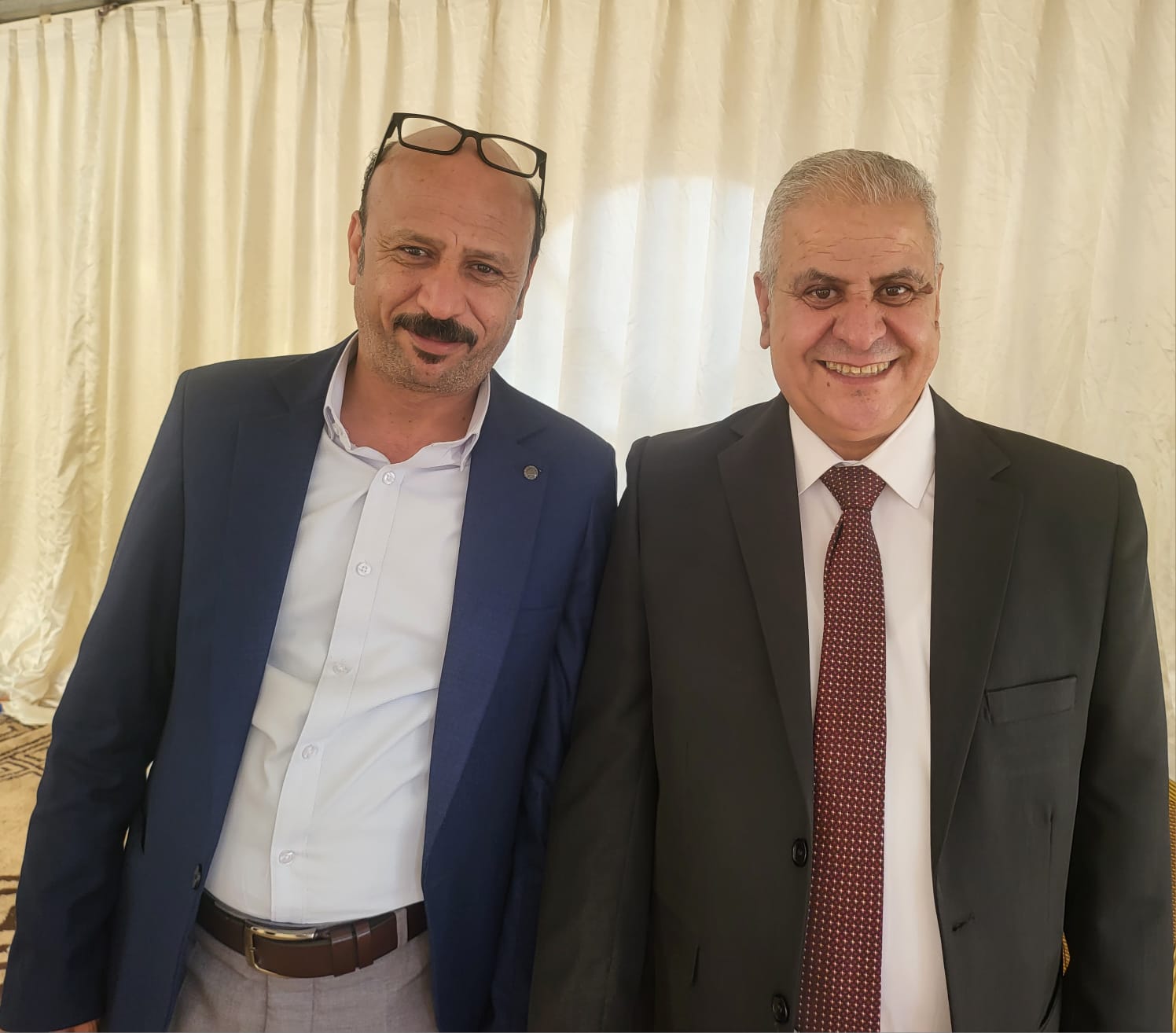 جاهة المهندس محمد عيد الحشايشة ، سعادةابوكف طلب و الشيخ الحويان أعطى