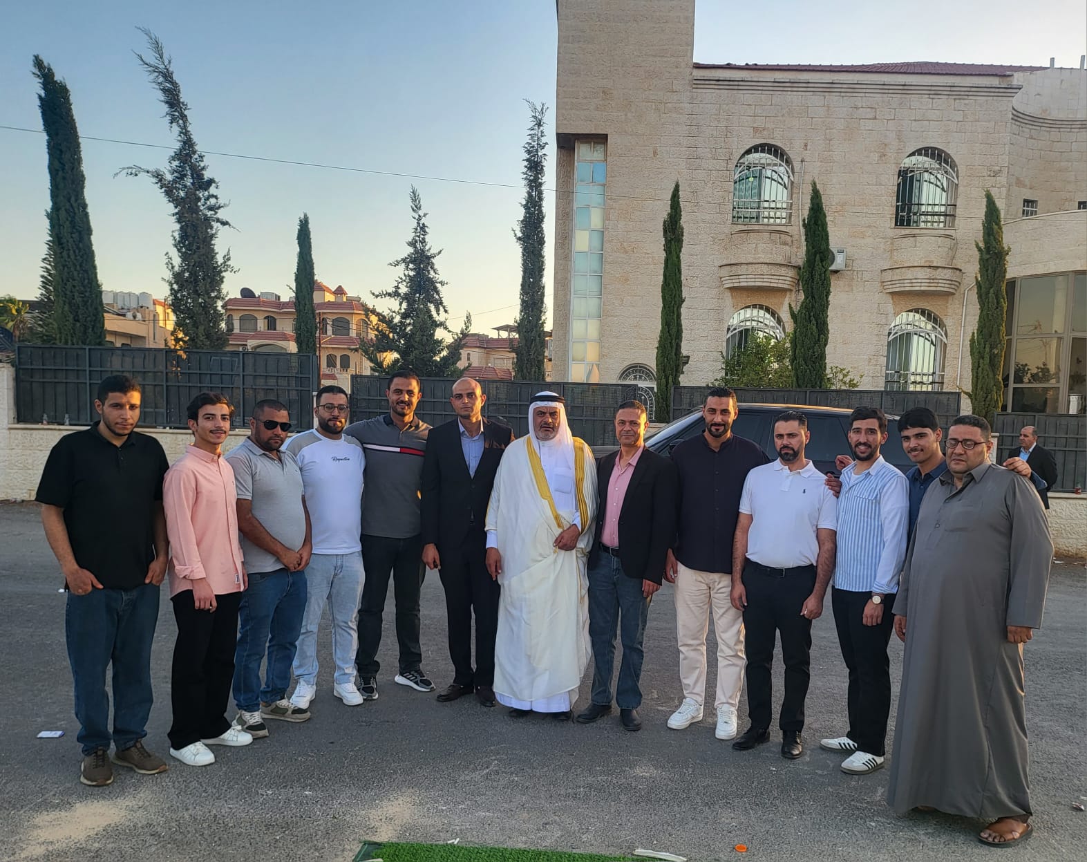 جاهة المهندس محمد عيد الحشايشة ، سعادةابوكف طلب و الشيخ الحويان أعطى