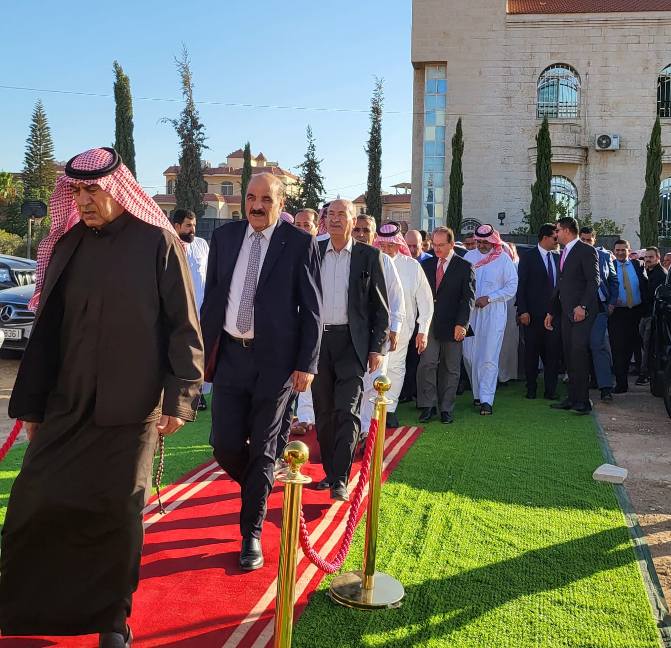جاهة المهندس محمد عيد الحشايشة ، سعادةابوكف طلب و الشيخ الحويان أعطى