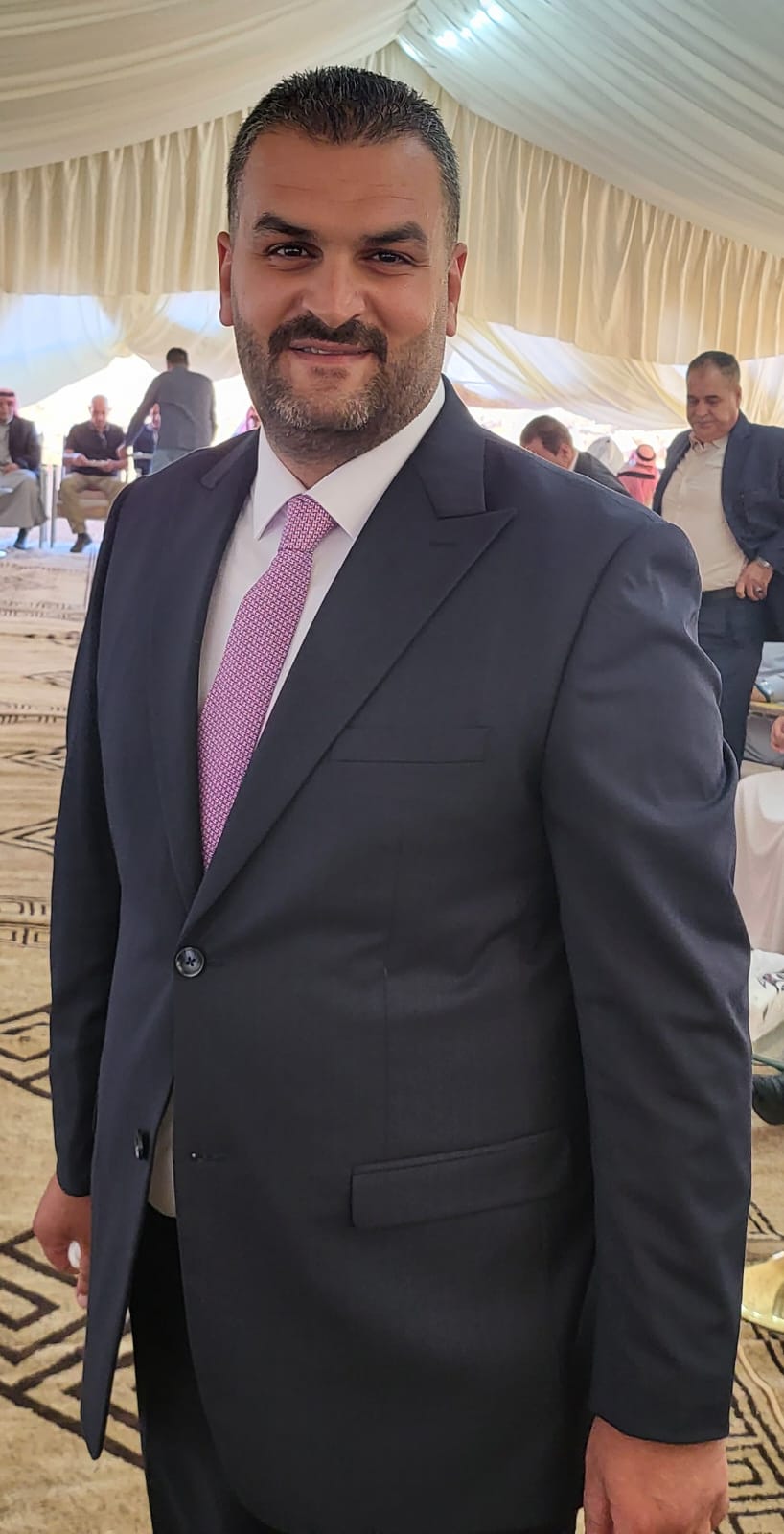جاهة المهندس محمد عيد الحشايشة ، سعادةابوكف طلب و الشيخ الحويان أعطى