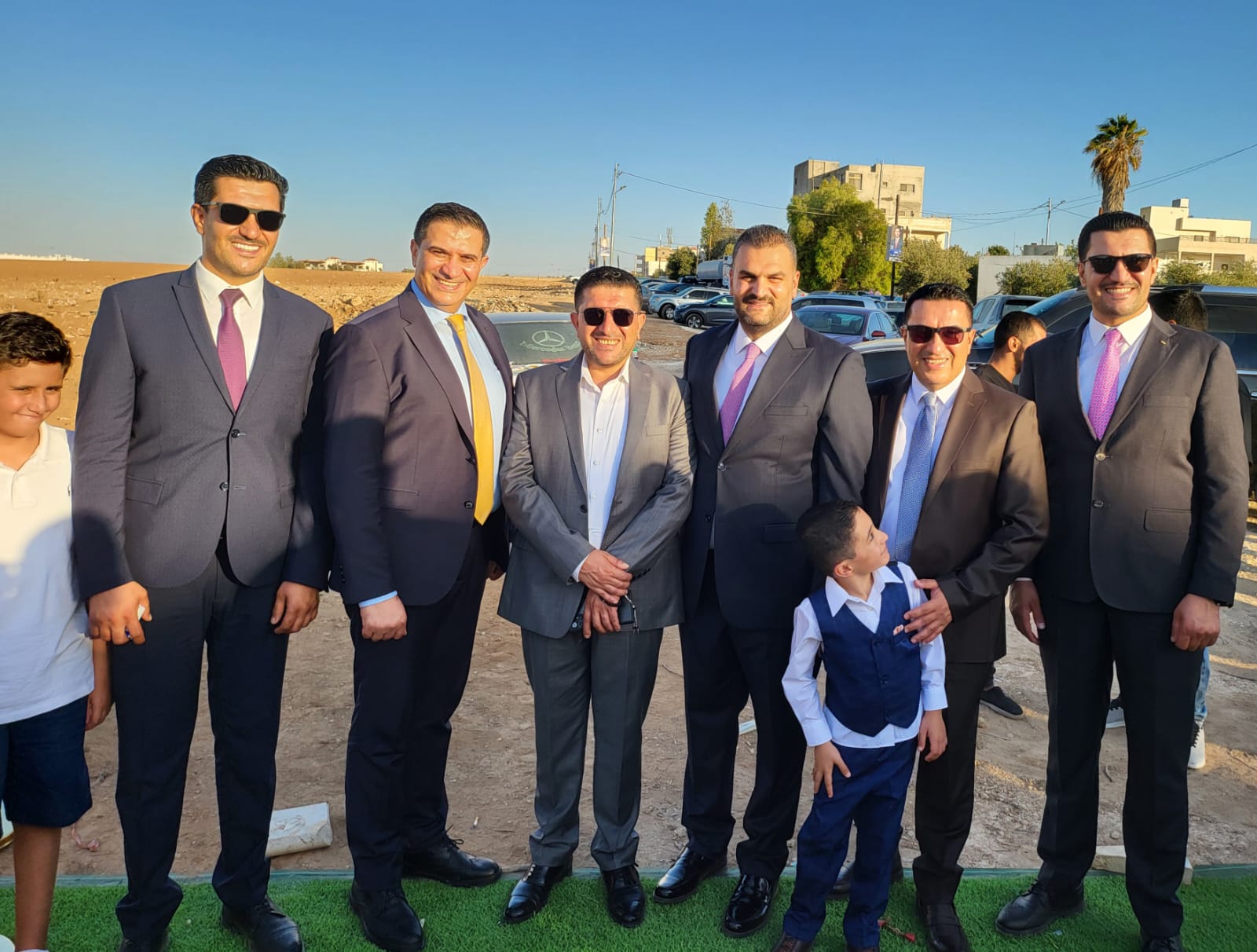 جاهة المهندس محمد عيد الحشايشة ، سعادةابوكف طلب و الشيخ الحويان أعطى