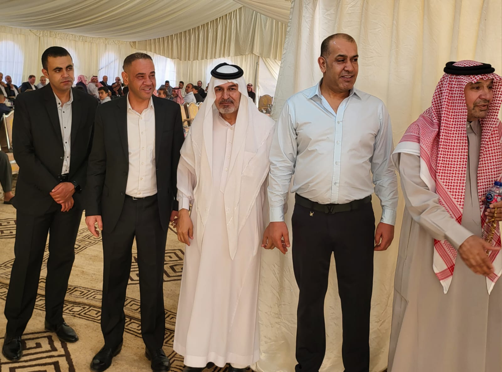 جاهة المهندس محمد عيد الحشايشة ، سعادةابوكف طلب و الشيخ الحويان أعطى