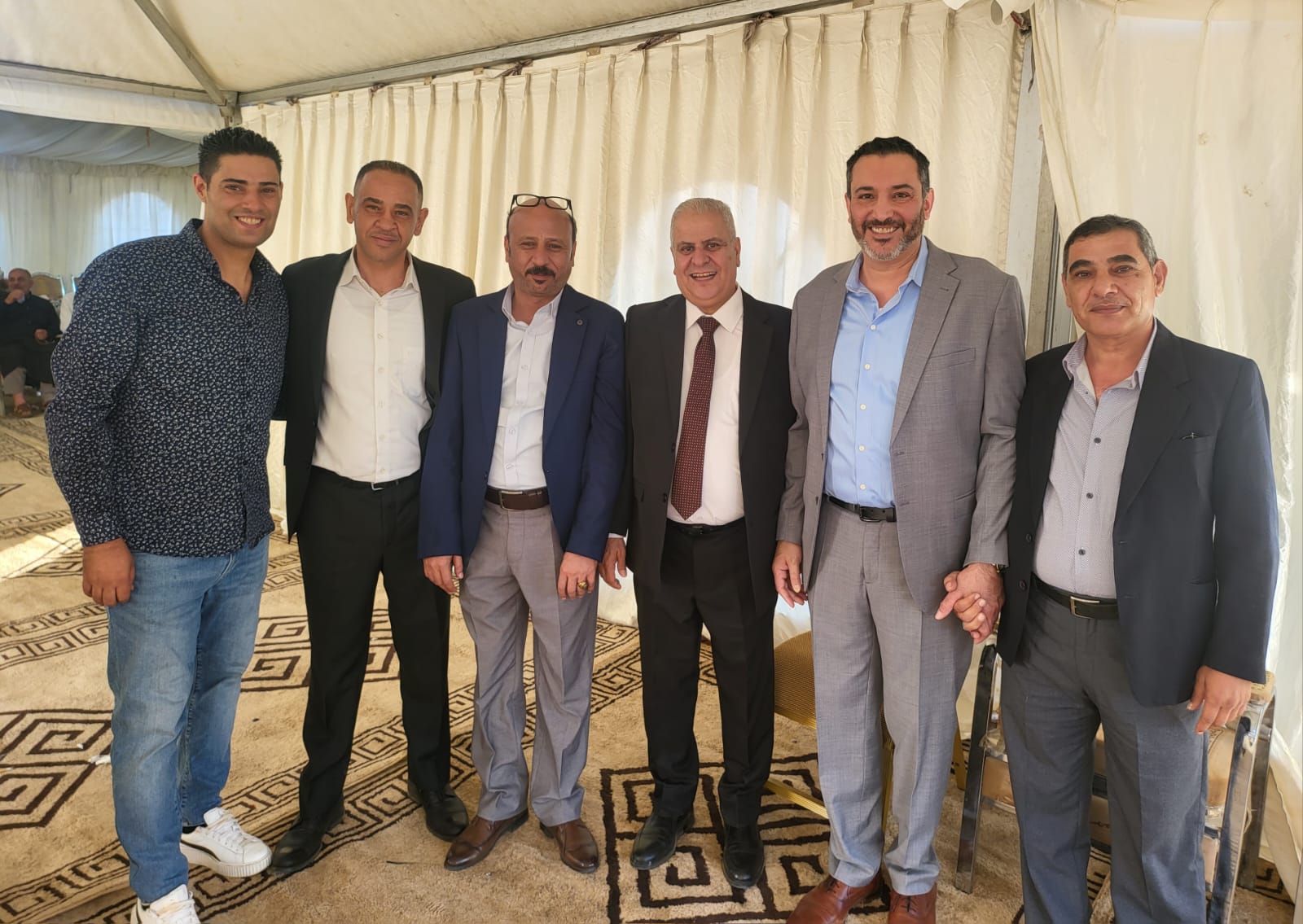 جاهة المهندس محمد عيد الحشايشة ، سعادةابوكف طلب و الشيخ الحويان أعطى