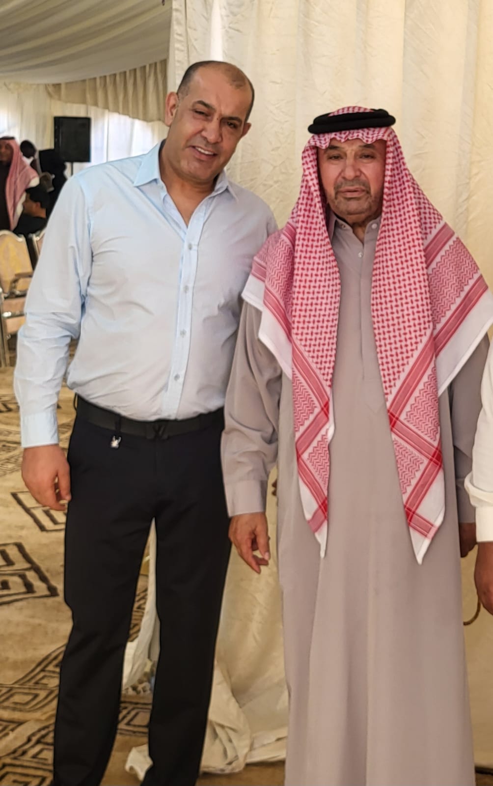 جاهة المهندس محمد عيد الحشايشة ، سعادةابوكف طلب و الشيخ الحويان أعطى