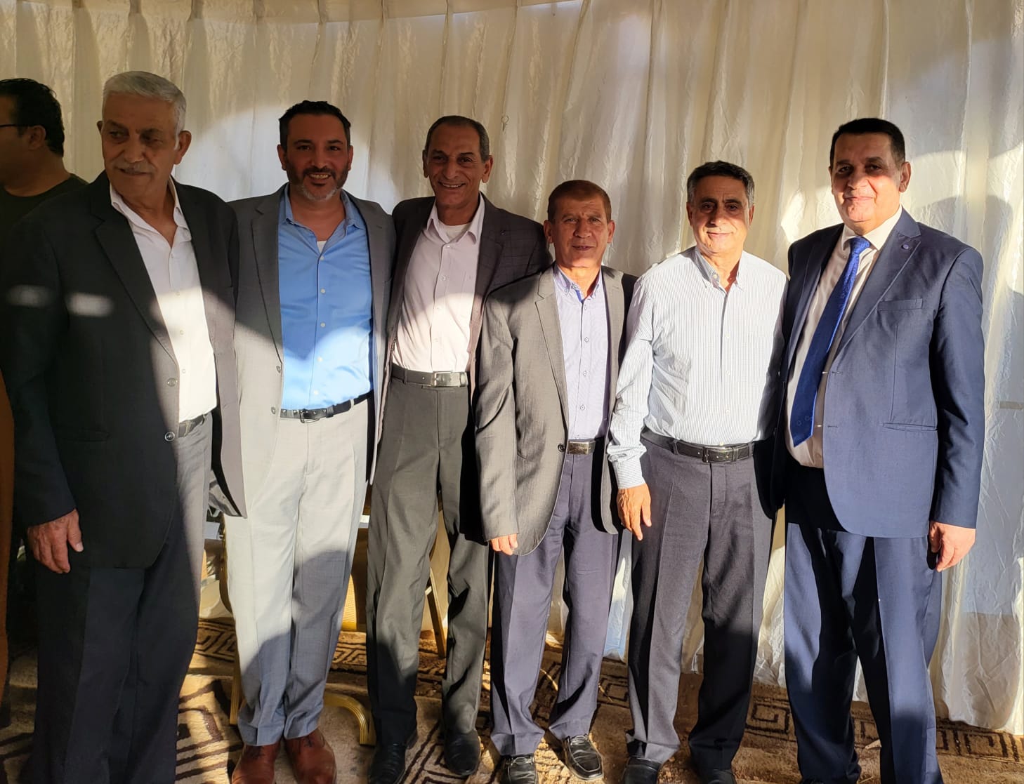 جاهة المهندس محمد عيد الحشايشة ، سعادةابوكف طلب و الشيخ الحويان أعطى