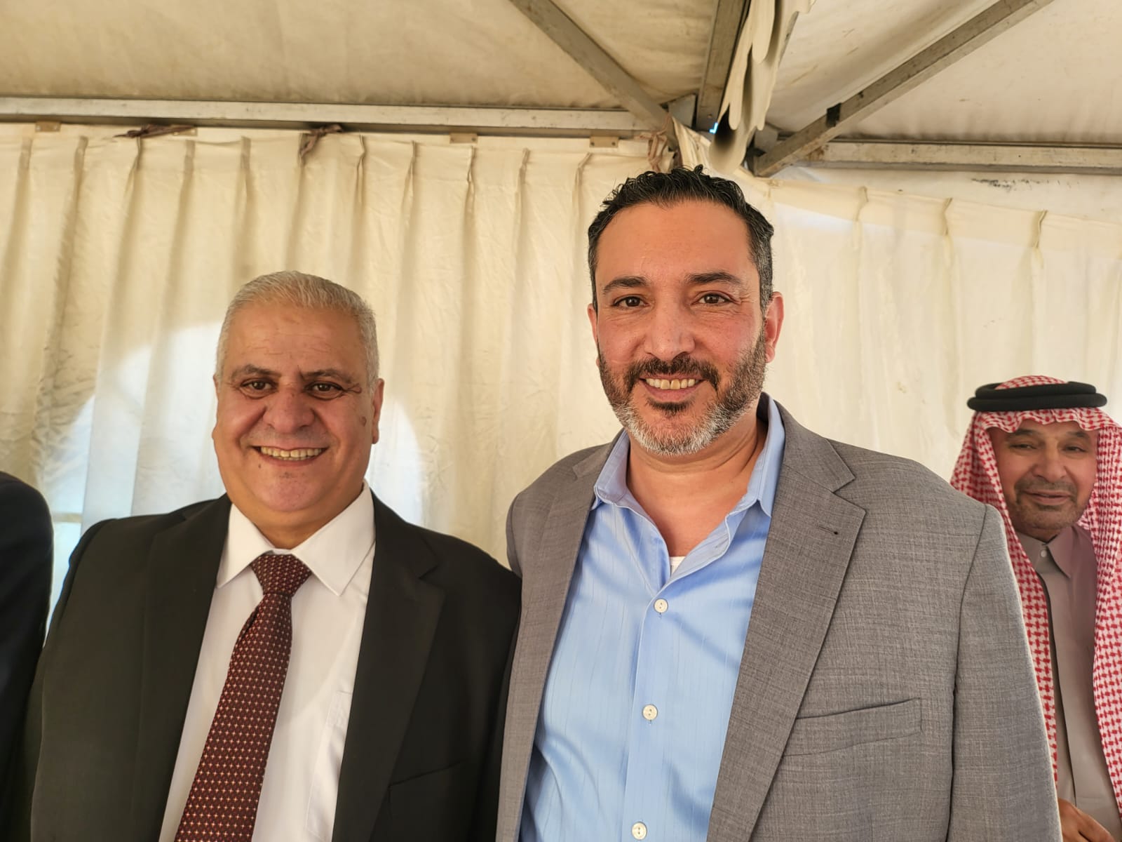 جاهة المهندس محمد عيد الحشايشة ، سعادةابوكف طلب و الشيخ الحويان أعطى