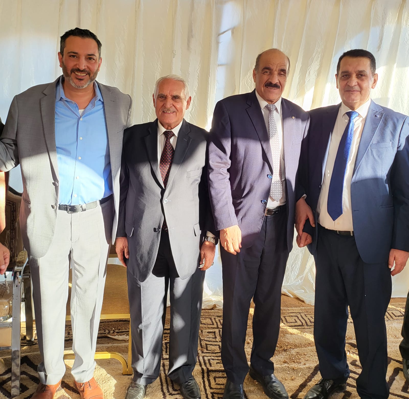 جاهة المهندس محمد عيد الحشايشة ، سعادةابوكف طلب و الشيخ الحويان أعطى