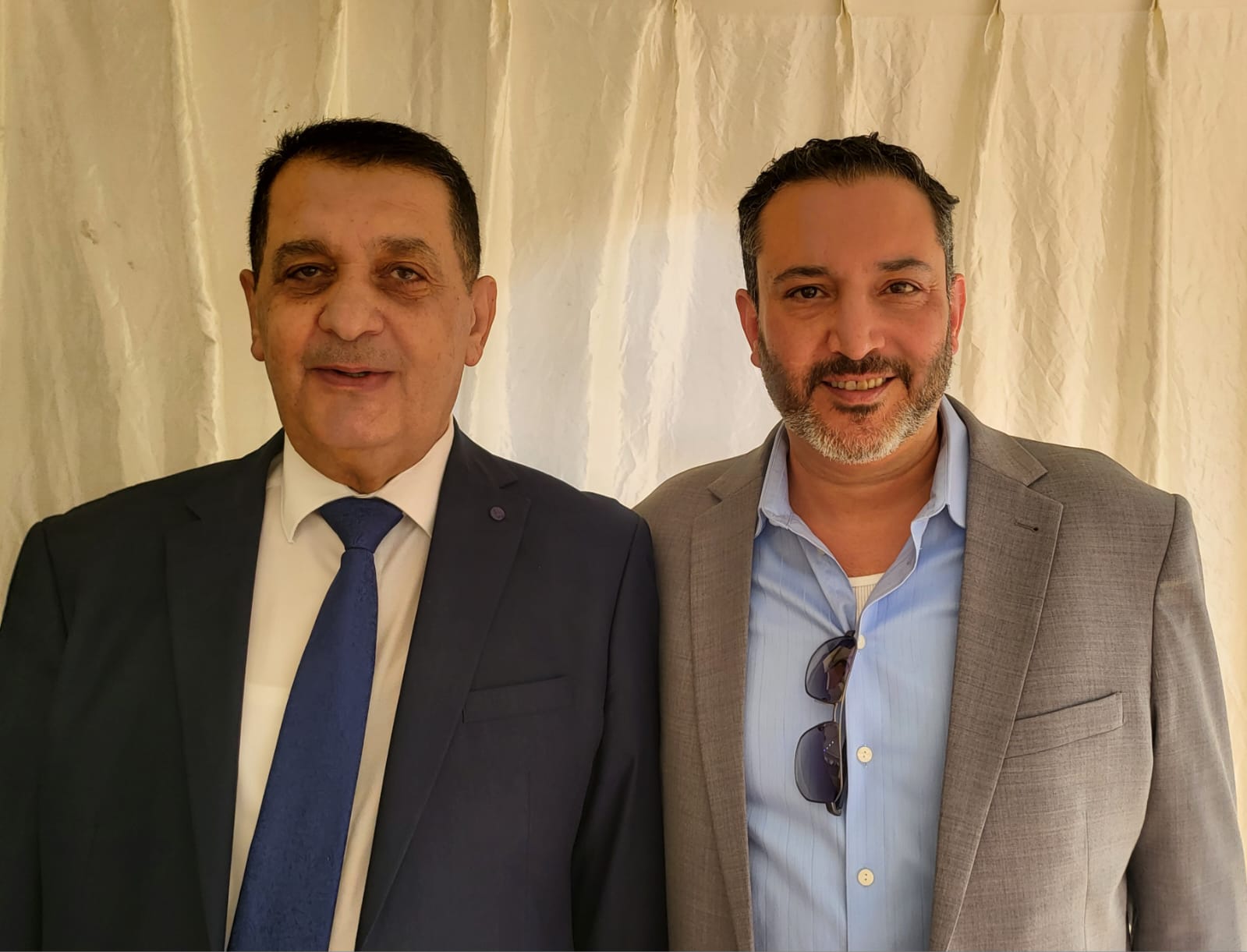 جاهة المهندس محمد عيد الحشايشة ، سعادةابوكف طلب و الشيخ الحويان أعطى