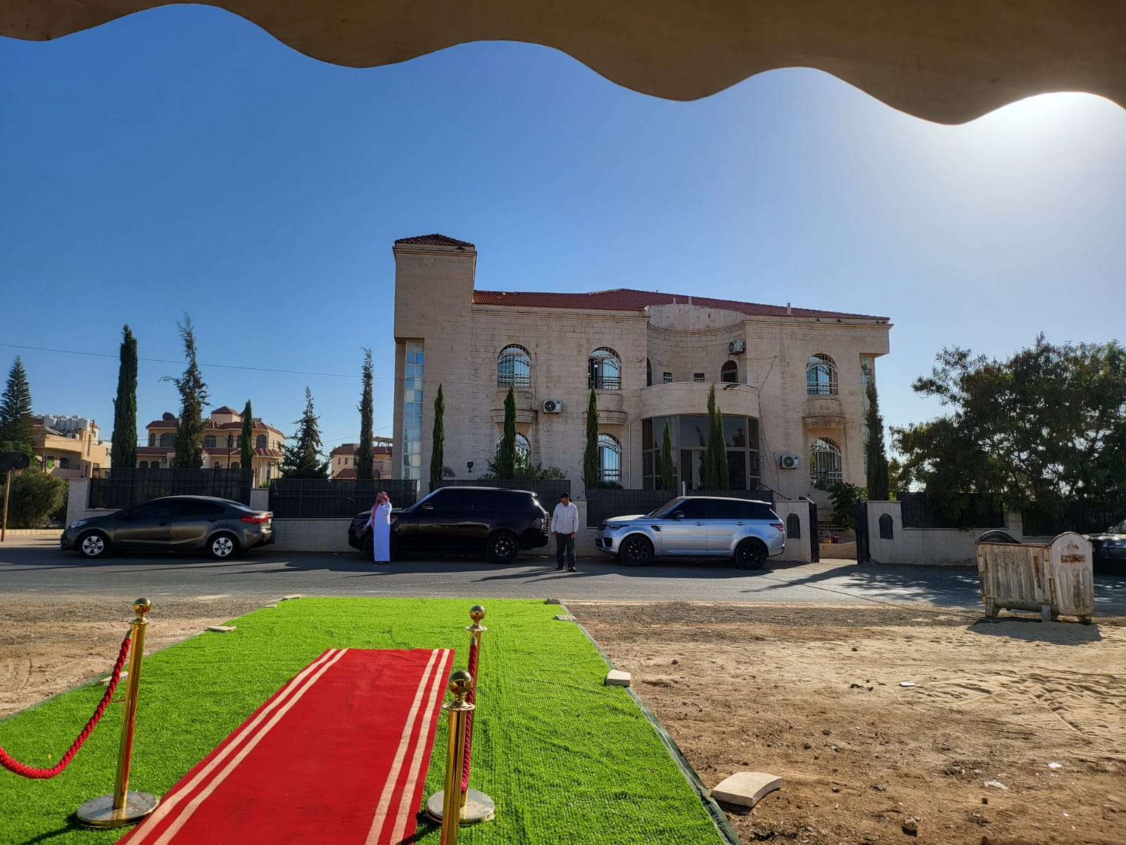 جاهة المهندس محمد عيد الحشايشة ، سعادةابوكف طلب و الشيخ الحويان أعطى
