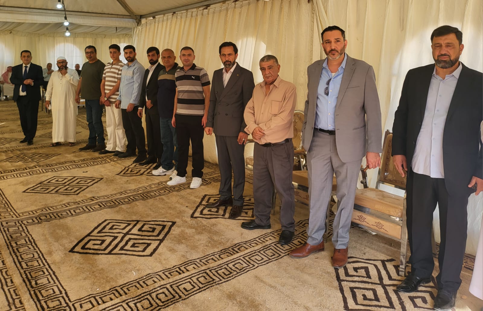 جاهة المهندس محمد عيد الحشايشة ، سعادةابوكف طلب و الشيخ الحويان أعطى