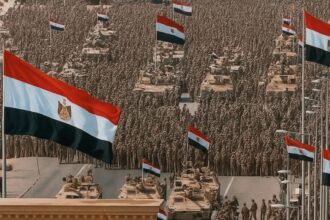 حقيقة صورة "انتشار الجيش المصري على معبر رفح"