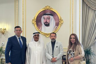 وفد الشبكة العربية للإبداع والابتكار يلتقي النعيمي لبحث سبل التعاون