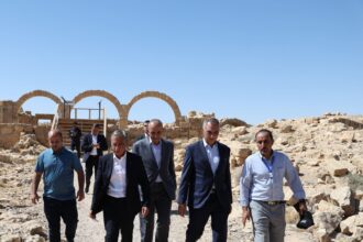 عاجل | جعفر حسان يتفقد موقع أم الرصاص الأثري .. صور