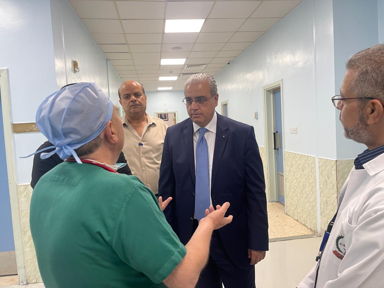 عاجل | وزير الصحة يتابع ميدانياً واقع الخدمات الصحية في مستشفى التوتنجي