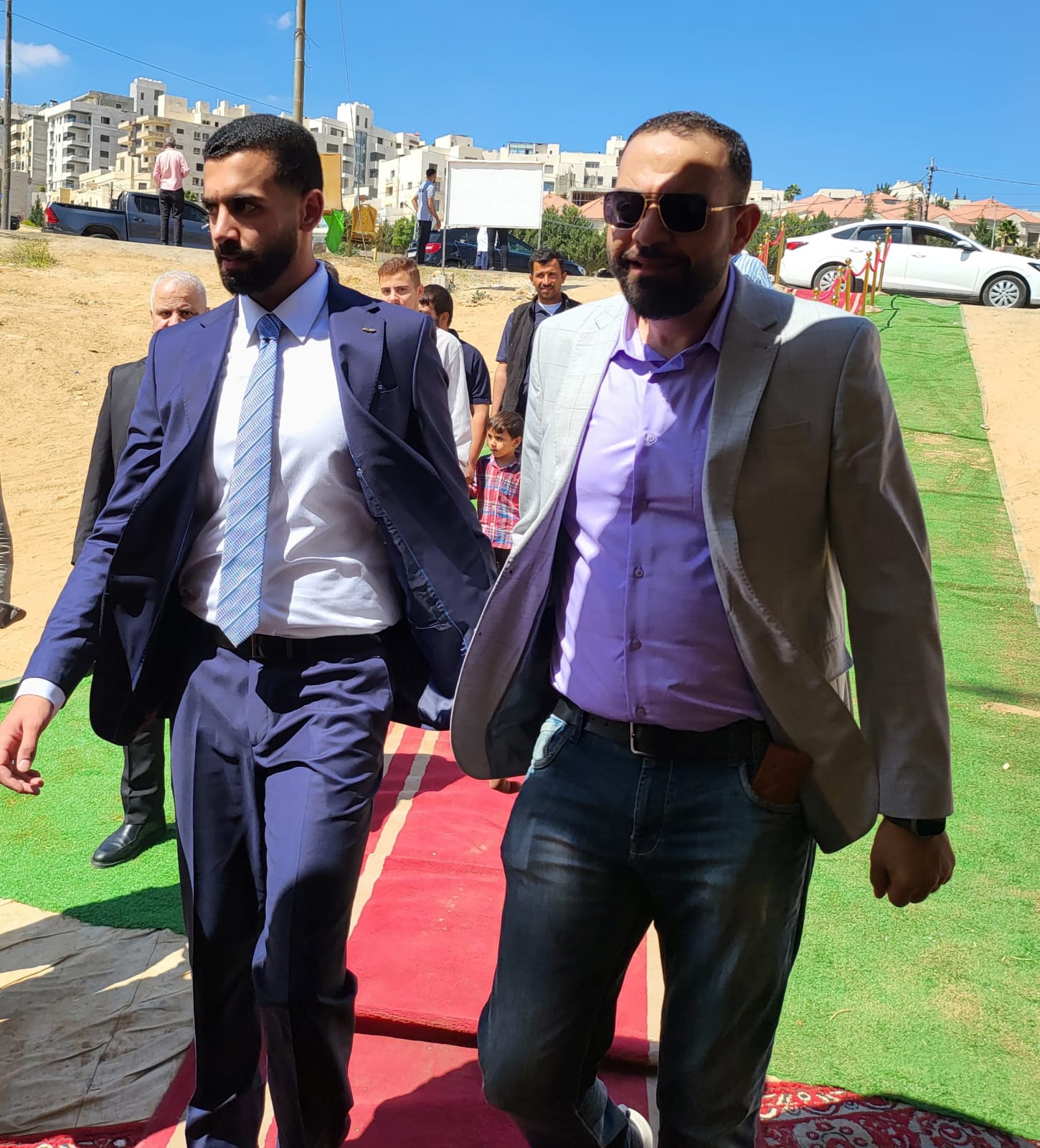 حشود غفيرة تشارك مروان الركيبات حفل زفاف نجله المهندس عبدالله في دابوق
