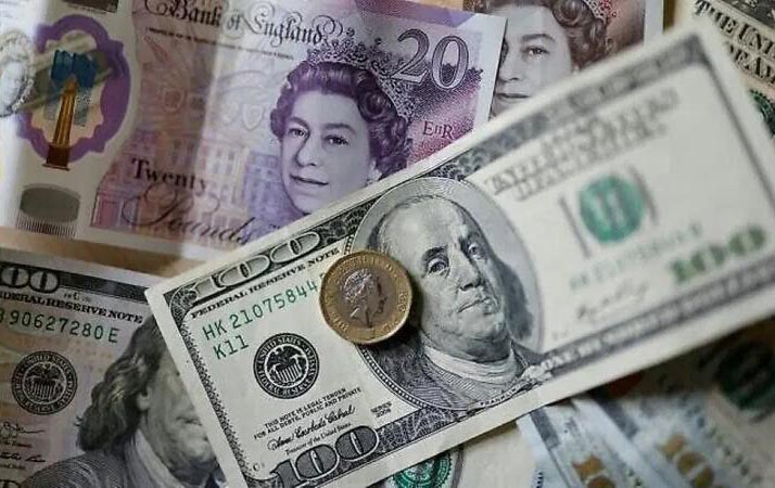 هبوط الجنيه الإسترليني أمام الدولار واليورو اليوم