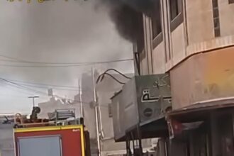 إندلاع حريق في محافظة المفرق"صور"