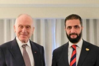 الشرع يلتقي رئيس الكونغرس اليهودي العالمي
